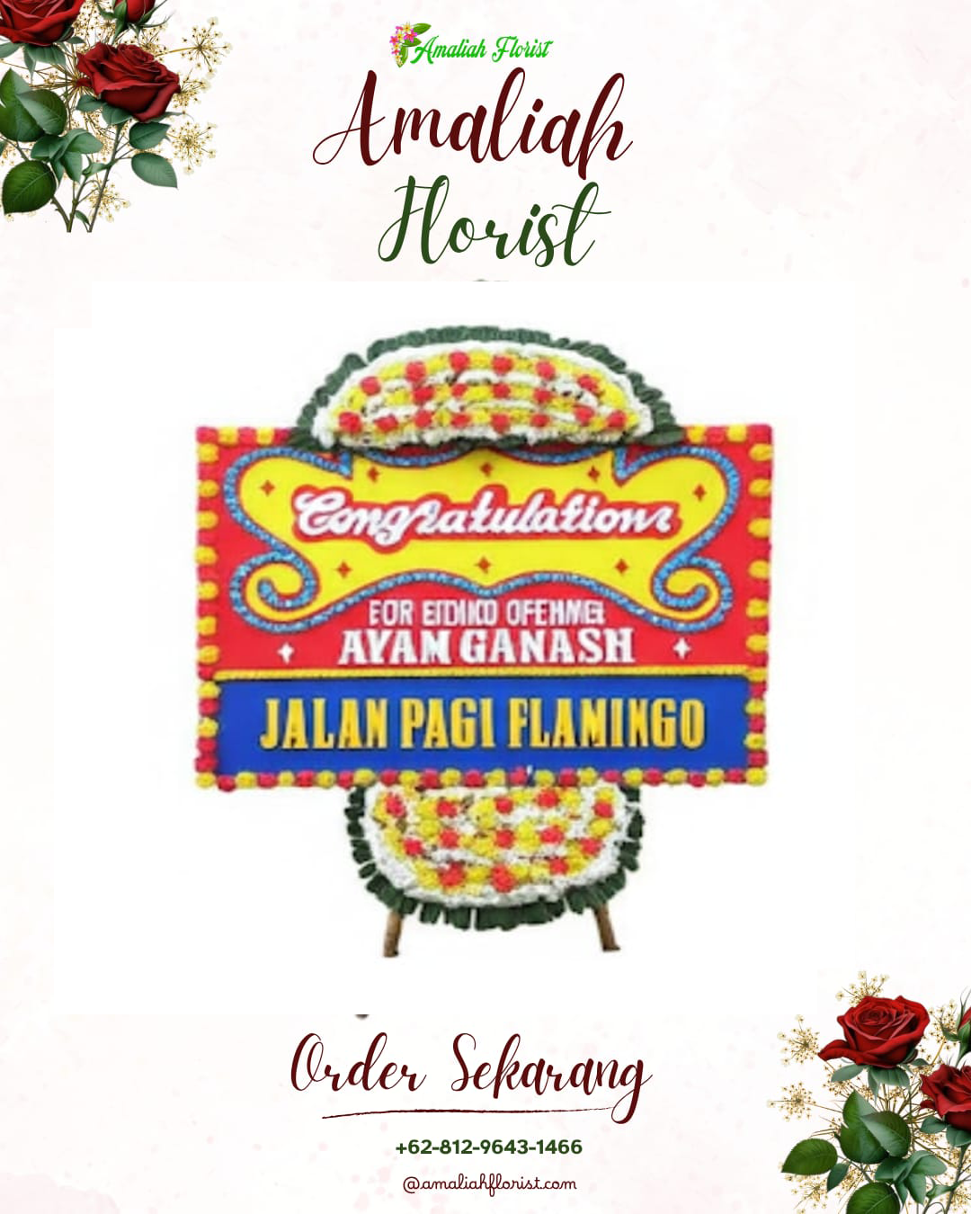 Sewa Papan Bunga Margadana
